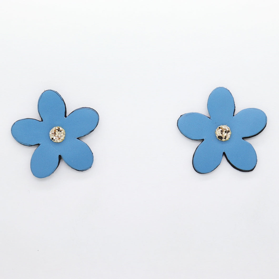 Boucles d'oreilles •ARIE• bleues