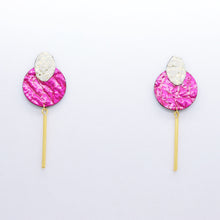 Charger l&#39;image dans la galerie, Boucles d&#39;oreilles •SARA• roses