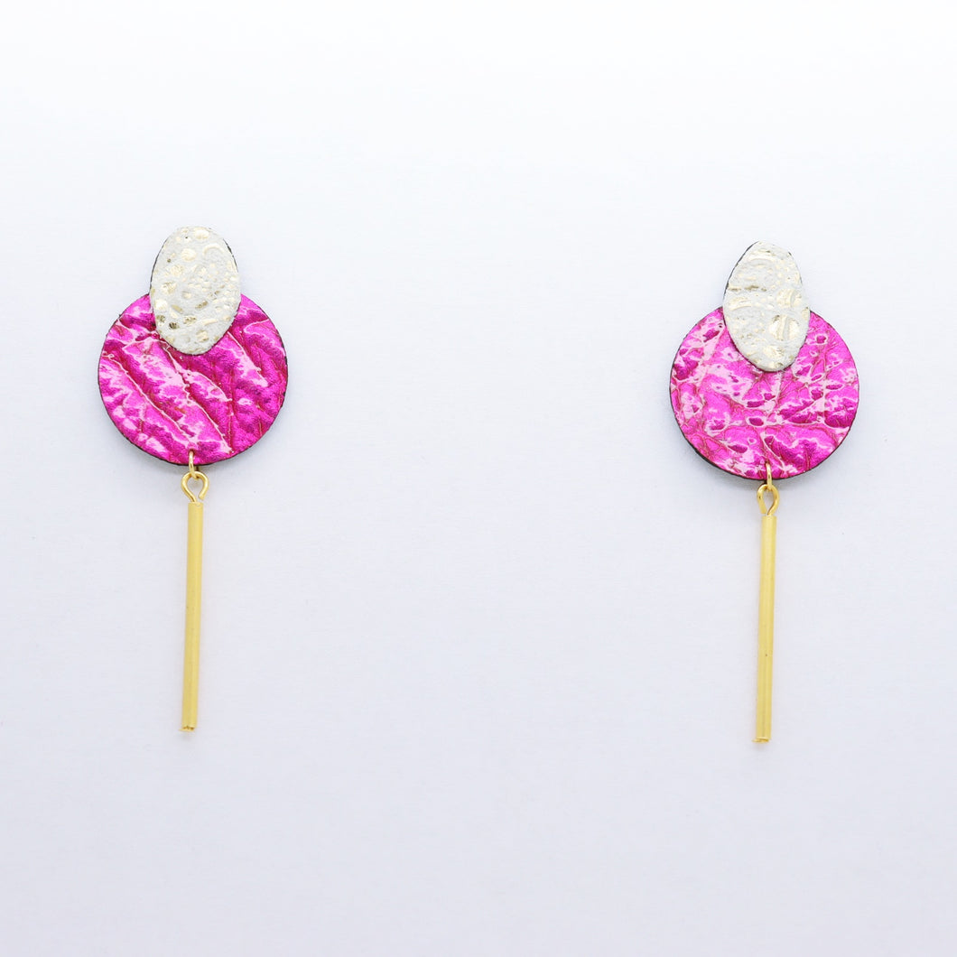 Boucles d'oreilles •SARA• roses