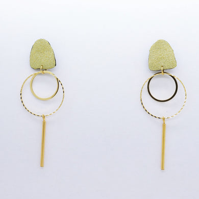 Boucles d'oreilles •TINA• jaunes