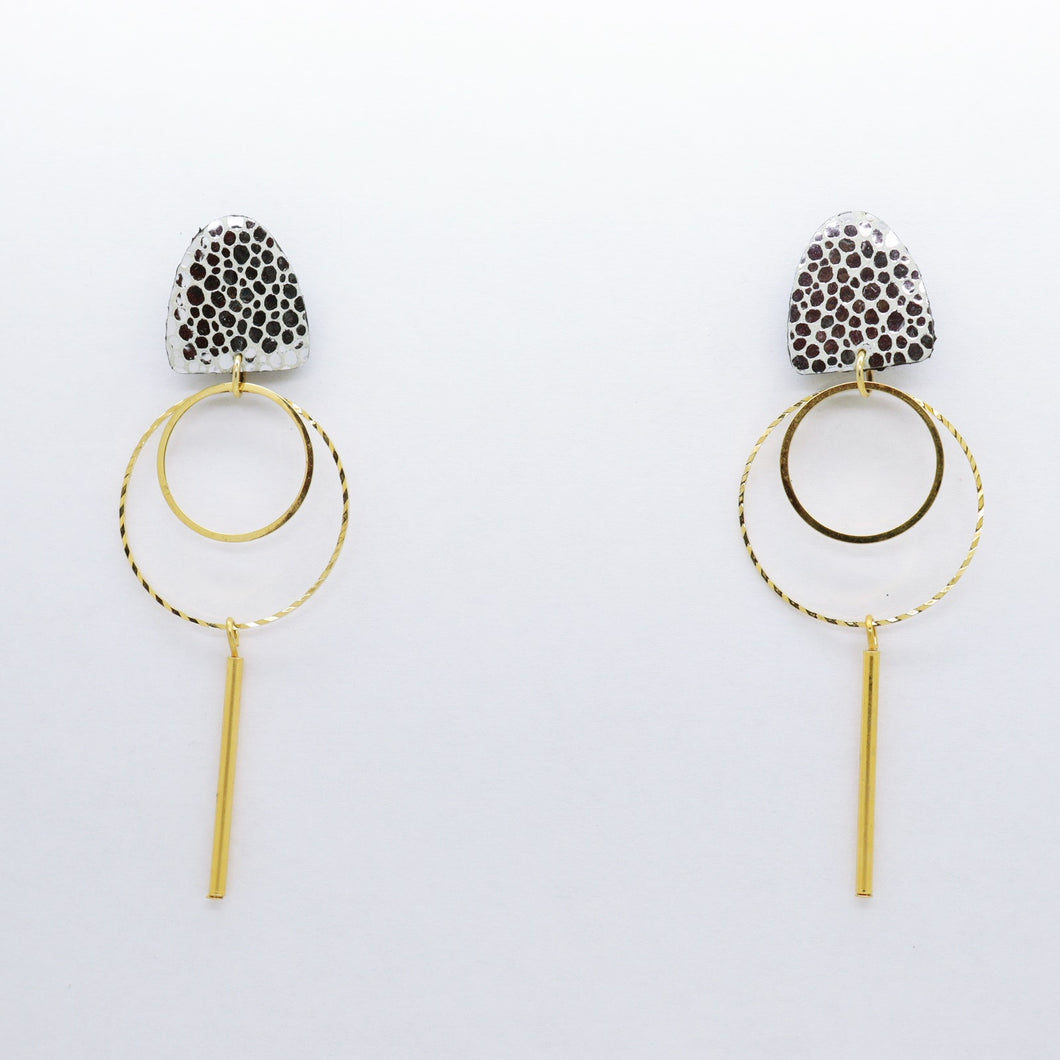 Boucles d'oreilles •TINA• argentées