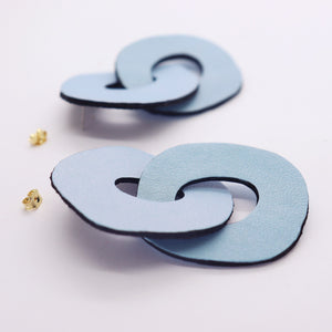 Boucles d'oreilles •DAGDA• bleues