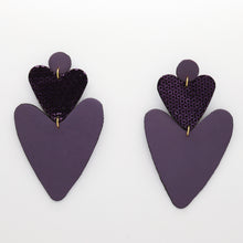 Charger l&#39;image dans la galerie, Boucles d&#39;oreilles •BELLÄ• violettes