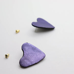 Boucles d'oreilles •MÍO• violettes