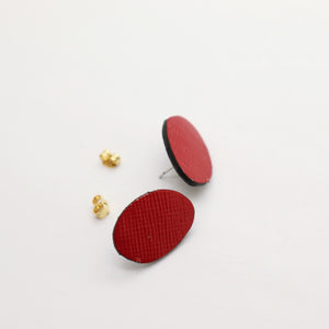 Boucles d'oreilles •GRETA• rouges