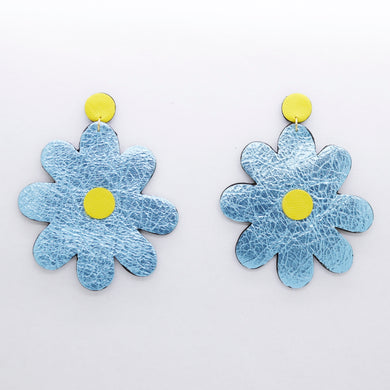 Boucles d'oreilles •SAINTA• bleues