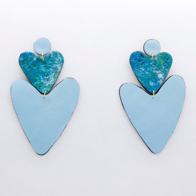 Boucles d'oreilles •BELLÄ• bleues