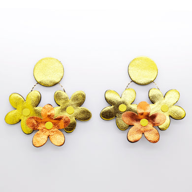 Boucles d'oreilles •NINI• dorées