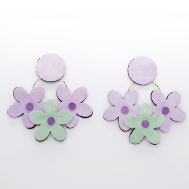 Boucles d'oreilles •NINI• bicolores