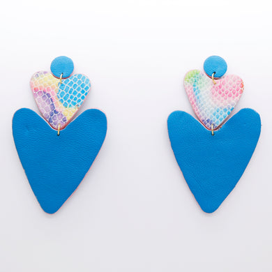 Boucles d'oreilles •BELLÄ• bleues