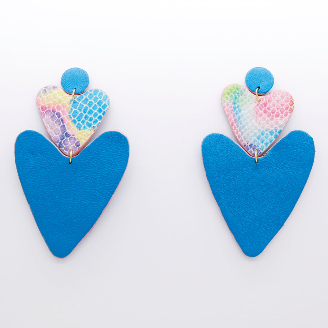 Boucles d'oreilles •BELLÄ• bleues