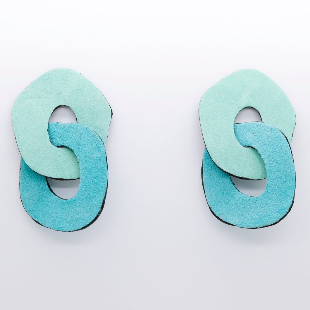 Boucles d'oreilles •DAGDA• turquoise