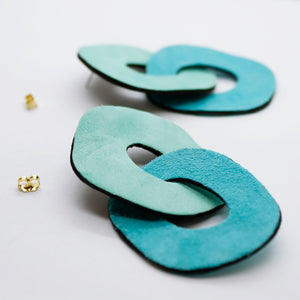 Boucles d'oreilles •DAGDA• turquoise