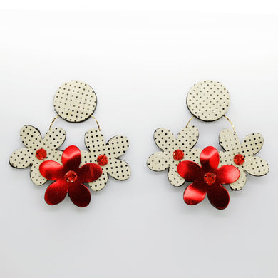 Boucles d'oreilles •NINI• à pois