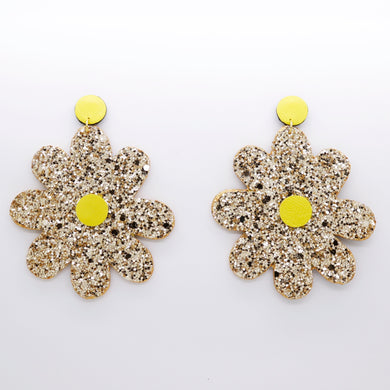 Boucles d'oreilles •SAINTA• à paillettes