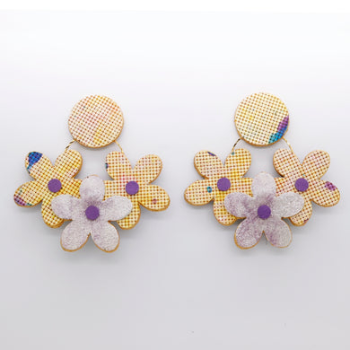 Boucles d'oreilles •NINI• beiges