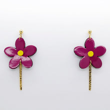 Charger l&#39;image dans la galerie, Boucles d&#39;oreilles •MILA• violettes