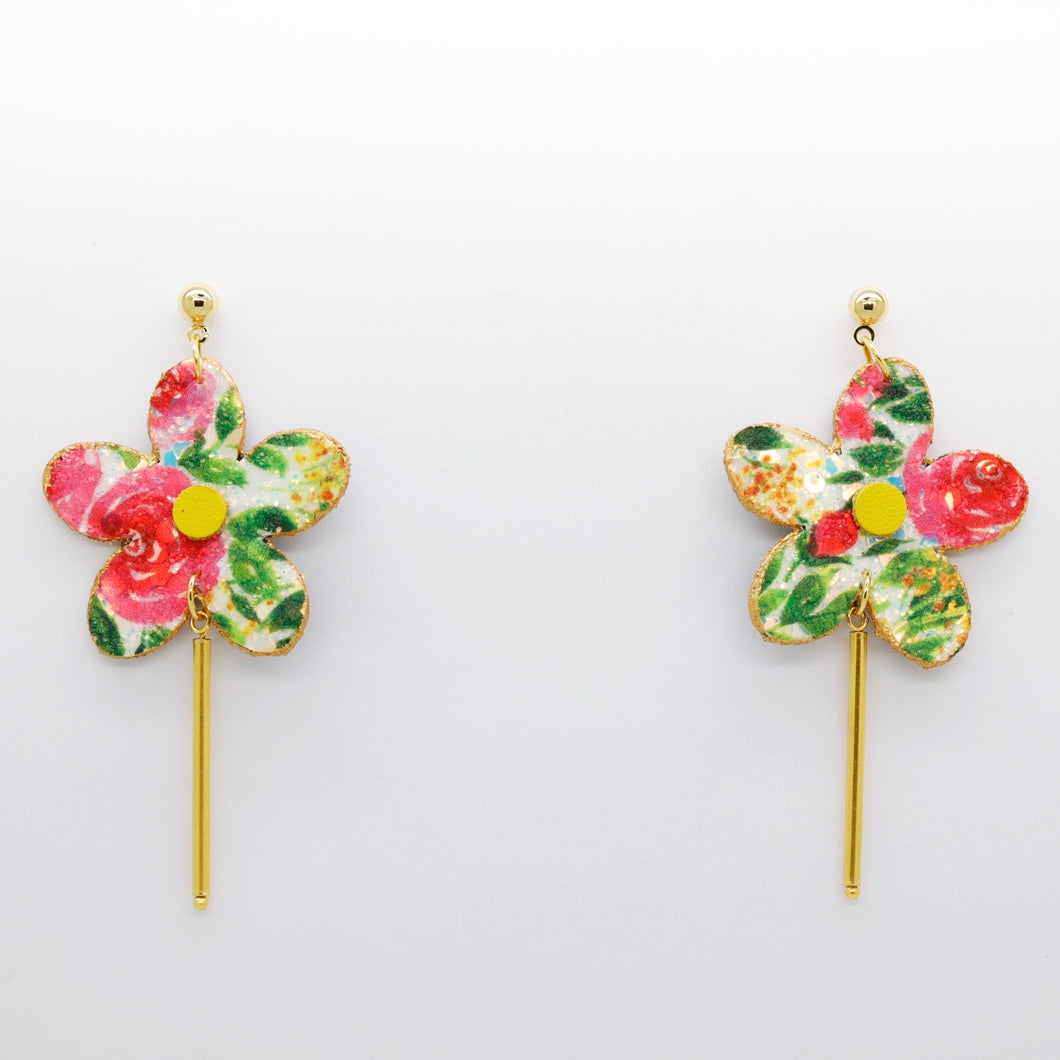 Boucles d'oreilles •MILA• fleuries