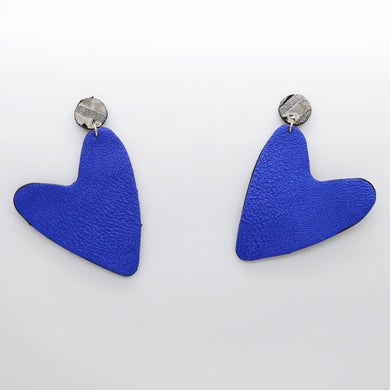 Boucles d'oreilles •AMÕR• bleues