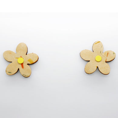 Boucles d'oreilles •ARIE• moka