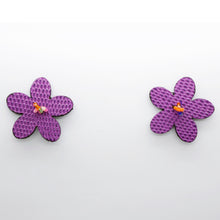 Charger l&#39;image dans la galerie, Boucles d&#39;oreilles •ARIE• violettes