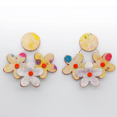 Boucles d'oreilles •NINI• à motifs